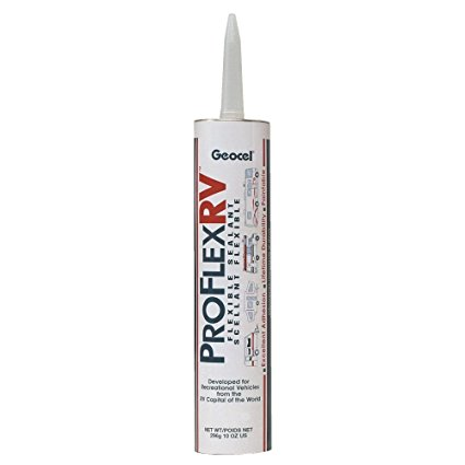 Geocel, Geocel 12-9311 - Pro Flex™ 10 oz. Polymer Self-Leveling White Fibered Sealant