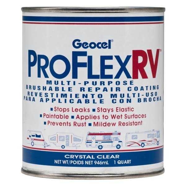 Geocel, Geocel GC23800 -  Pro Flex 32 oz. Fibered Multi-Purpose Crystal Clear Roof Coating