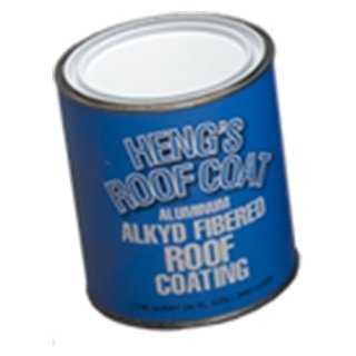 Hengs Industries, Heng's 43032 - 32 oz. Fibered Metal Silver Roof Coating