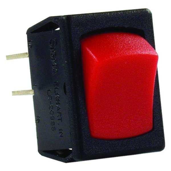 JR Products, MINI-12V SWITCH ROUGE/BLACK