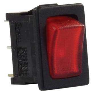 JR Products, MINI-ILLUMINATED 12V RED/BLACK