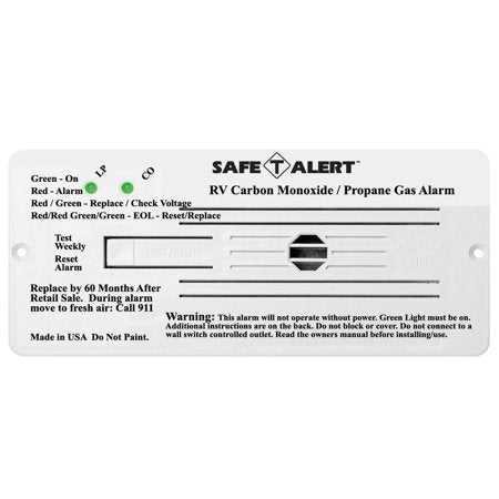 MTI Industries, MTI Industries 35-742-WT - 12V Flush Mount Hard Wire Combination Carbon Monoxide & Propane Alarm, White