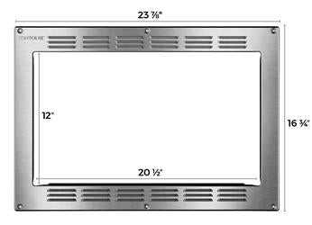 Contoure (N6R), Microwave Oven Trim Kit Contoure RV-TRIM8S Use With Microwave Oven Model RV-190S-CON