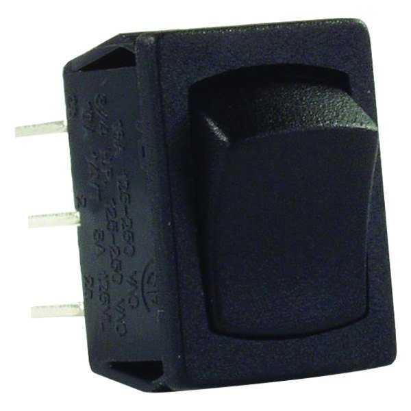 JR Products, Mini-12V Double Switch Black