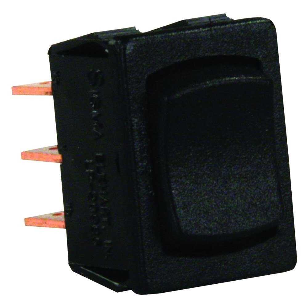 JR Products, Mini Dpdt Switch, Black