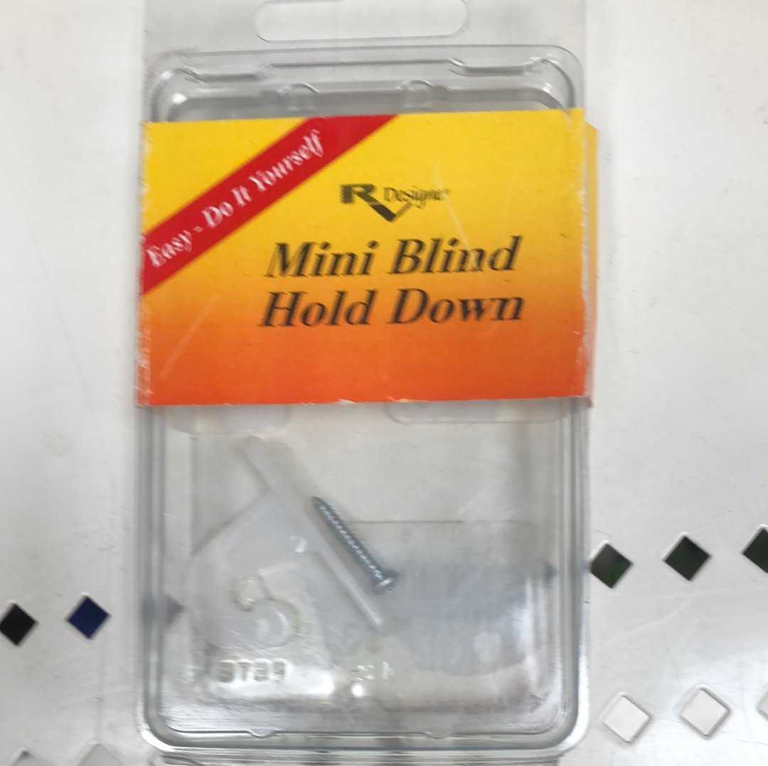 Young Farts RV Parts, Mini blind hold down