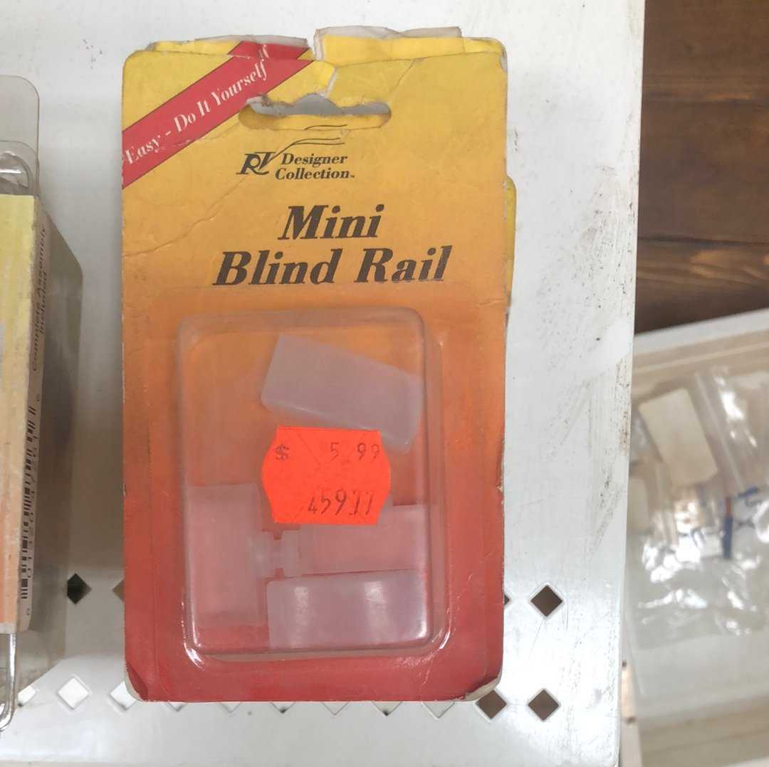 Young Farts RV Parts, Mini blind rail