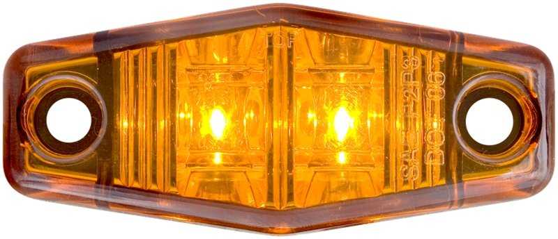 Optronics, Optronics MCL13A2BP - Mini LED Marker Light - Amber