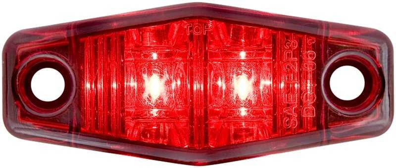 Optronics, Optronics MCL13R2BP - Mini LED Marker Light - Red