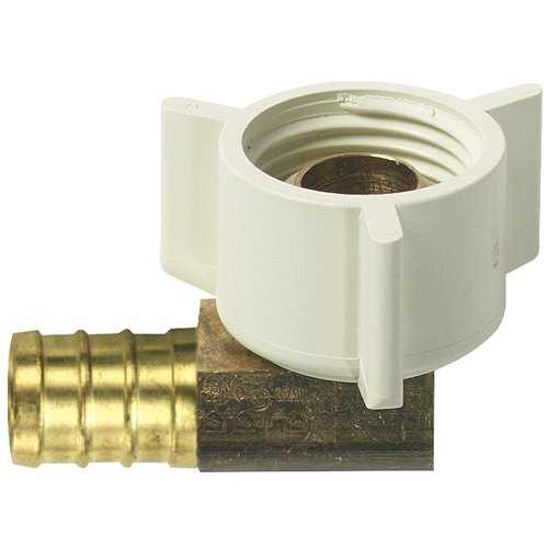 Fairview Fittings, Pex Swivel Elbow-3/8 Barb