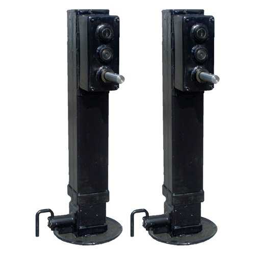 RAM, RAM TJD2SPSET-50100 - (2) Black 50K Capacity Weld On Jack Stands