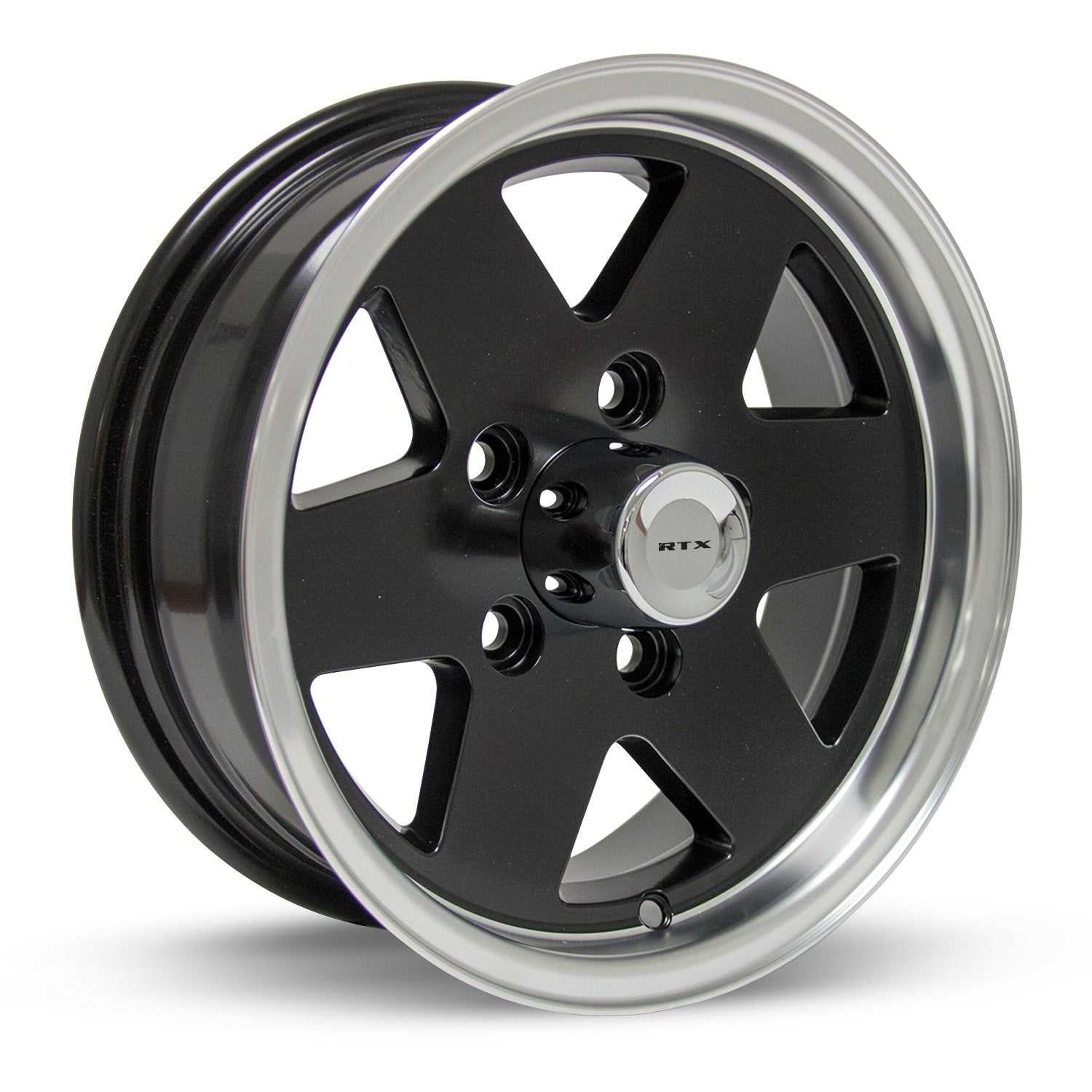 Tow Rite, RT RDG25-700-568 -  Satin Black Mite 13x5 Alloy Wheel & Tire ST175/80R13 LRC