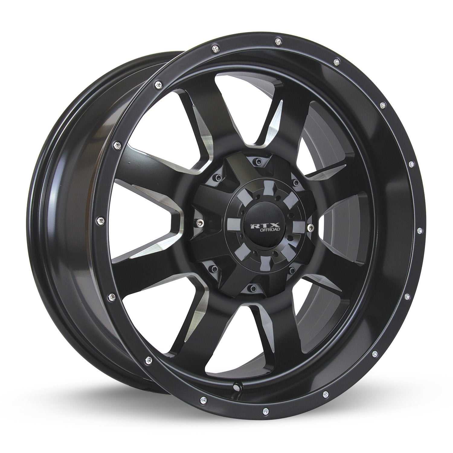 RTX, RTX® (Offroad) • 081734 • Ridgeline • Satin Black Milled • 16x7 5-4.5 ET0 CB81