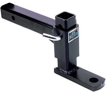 Reese, Reese 21141 - Adjustable Trailer Hitch Ball Mount, 5,000 lbs. Capacity, Fits 2 in. Receiver, 7-1/2 in. Drop, Black