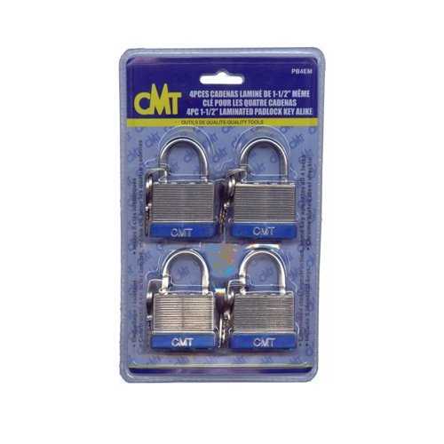 Rodac, Rodac RDCB4 - Laminated Padlock - 4 Pieces