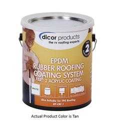 Dicor Corp. , Roof Coating Dicor Corp. RP-CRCT-1 Use To Protect And Beautify Previously Coated RV Roofs, For Ethylene Propylene Diene Terpolymer (EPDM) Rubber Roof, Covers 125 Square Feet