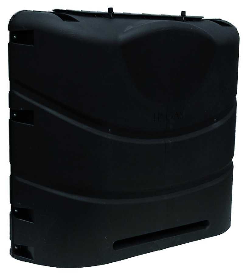 Camco, Used Camco 40539 Propane Tank Cover - Black (Fits 30# Steel Double Tank)