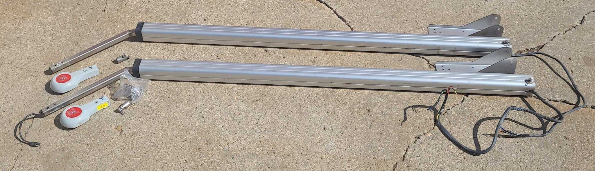 Zip Dee, Used Complete Main Arms For Relax 12V Contour Awning - 27001F & 27001R