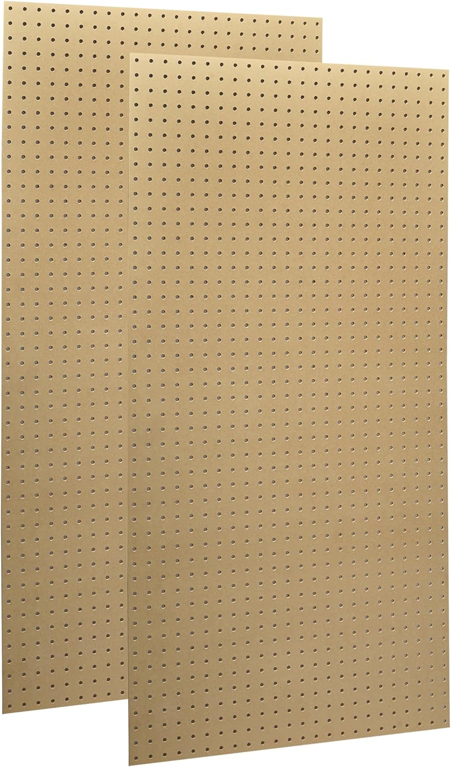 BRAND, CABINETS & STORAGE SYSTEMS, CATEGORY, TRITON PRODUCTS, (2) 24 In. W x 48 In. H x 1/4 In. D Natural Heavy Duty HDF Round Hole Pegboards