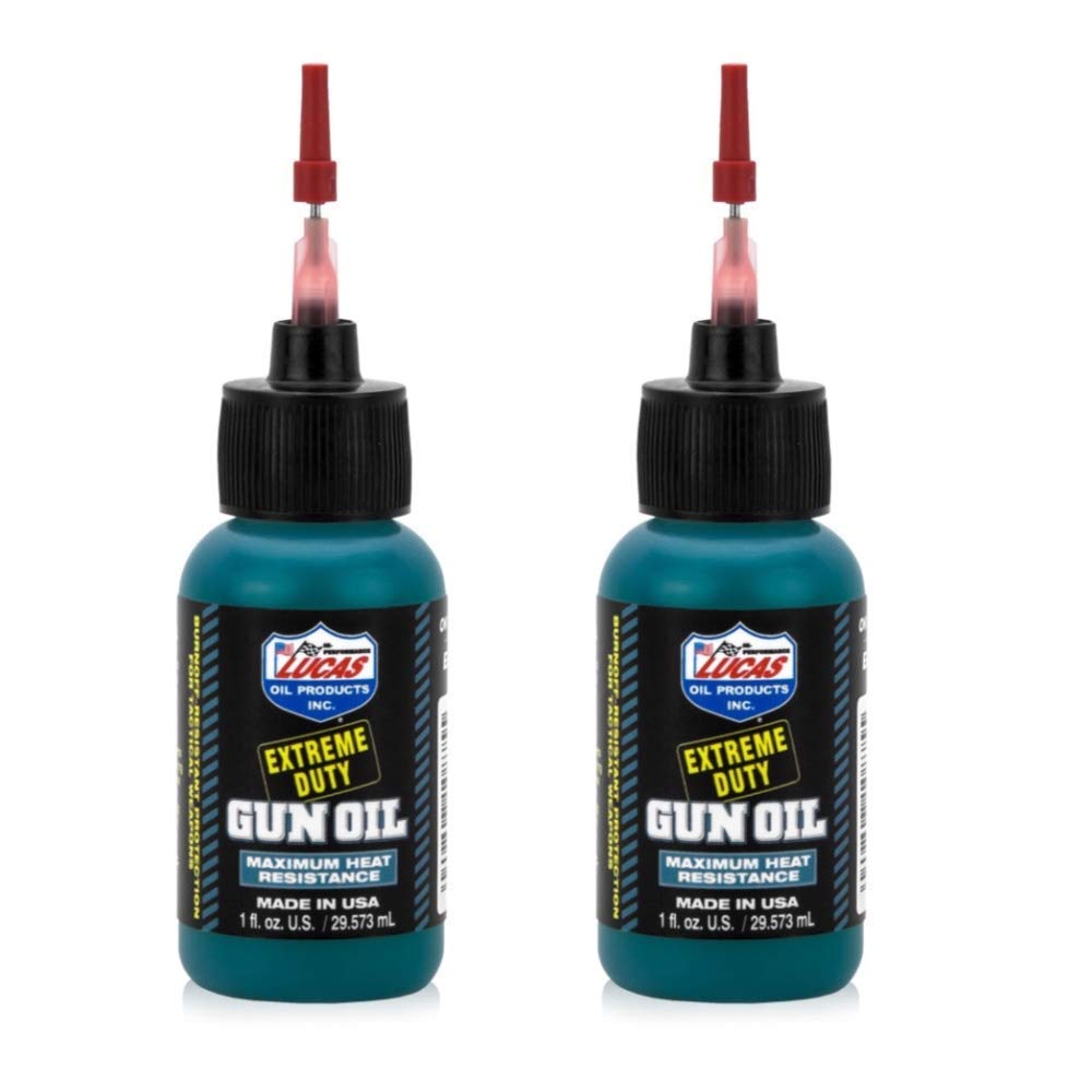 BRAND, CATEGORY, GUN LUBRICATION, LUCAS, 2 - Lucas Extreme Duty Gun Oil 1oz Needle Oiler