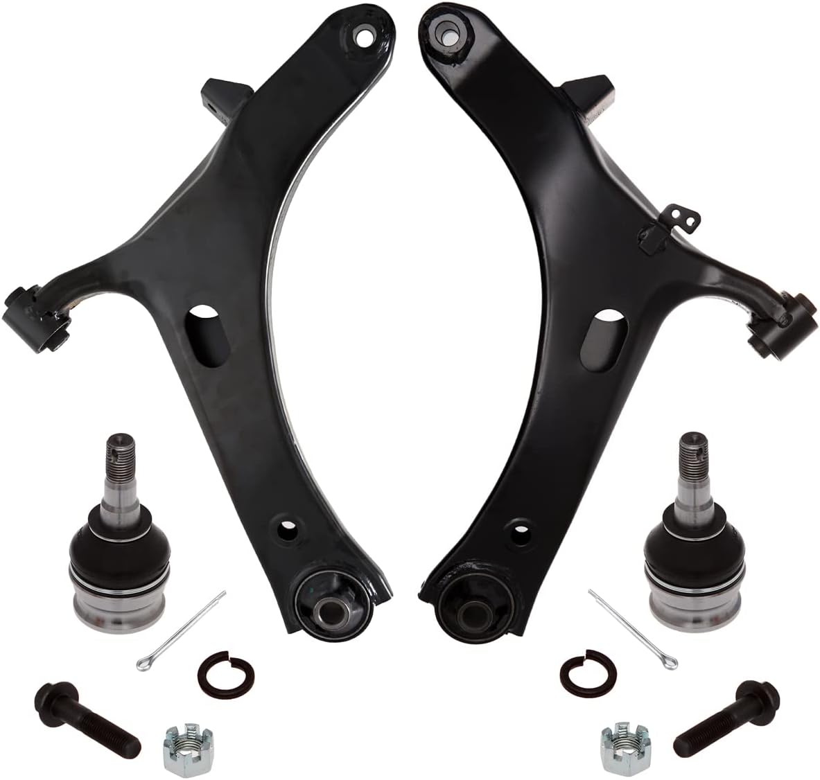 AUQDD, BRAND, CATEGORY, CONTROL ARMS, 4Pc Suspension Kits Front Lower Control Arm and Ball Joint Fit For 2012-2016 Subaru Impreza (2.0L 1995cc Naturally Aspirated) (Replace # K9513 524-789 524-790 20202FJ010 20202FJ000)