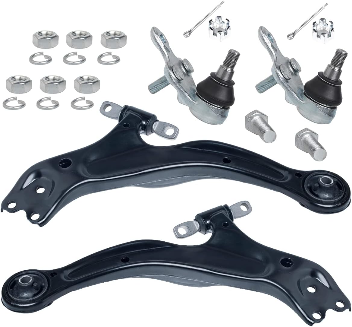 AUQDD, BRAND, CATEGORY, CONTROL ARMS, 4Pcs Suspension Kits AUQDD K9499 x2 K620578 K620579 Front Lower Control Arm and Ball Joint Compatible With 1998-2004 Toyota Avalon 1998-2003 Sienna 1999 2000 2001 2002 2003 Solara