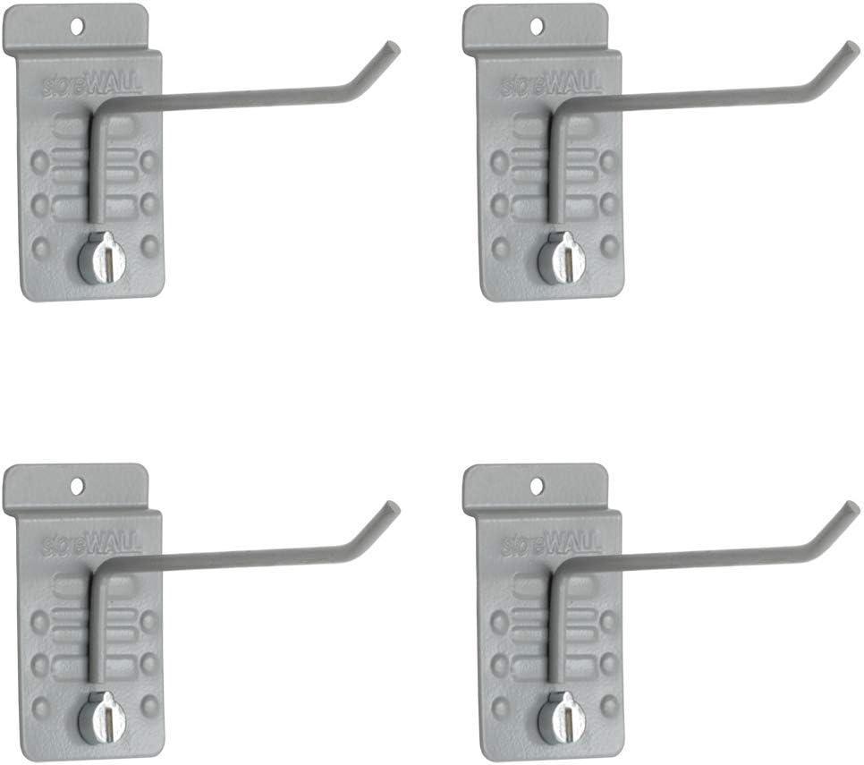 BRAND, CATEGORY, HOOKS, WALL, 5" Heavy Duty Slatwall Single Hook (Pack of 4)