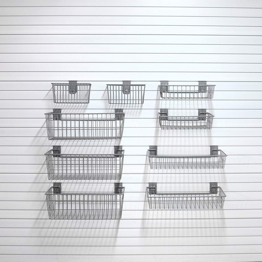 BRAND, CATEGORY, HOOKS, WALL, 9 Piece Select Basket Bundle Slatwall Accessory Kit