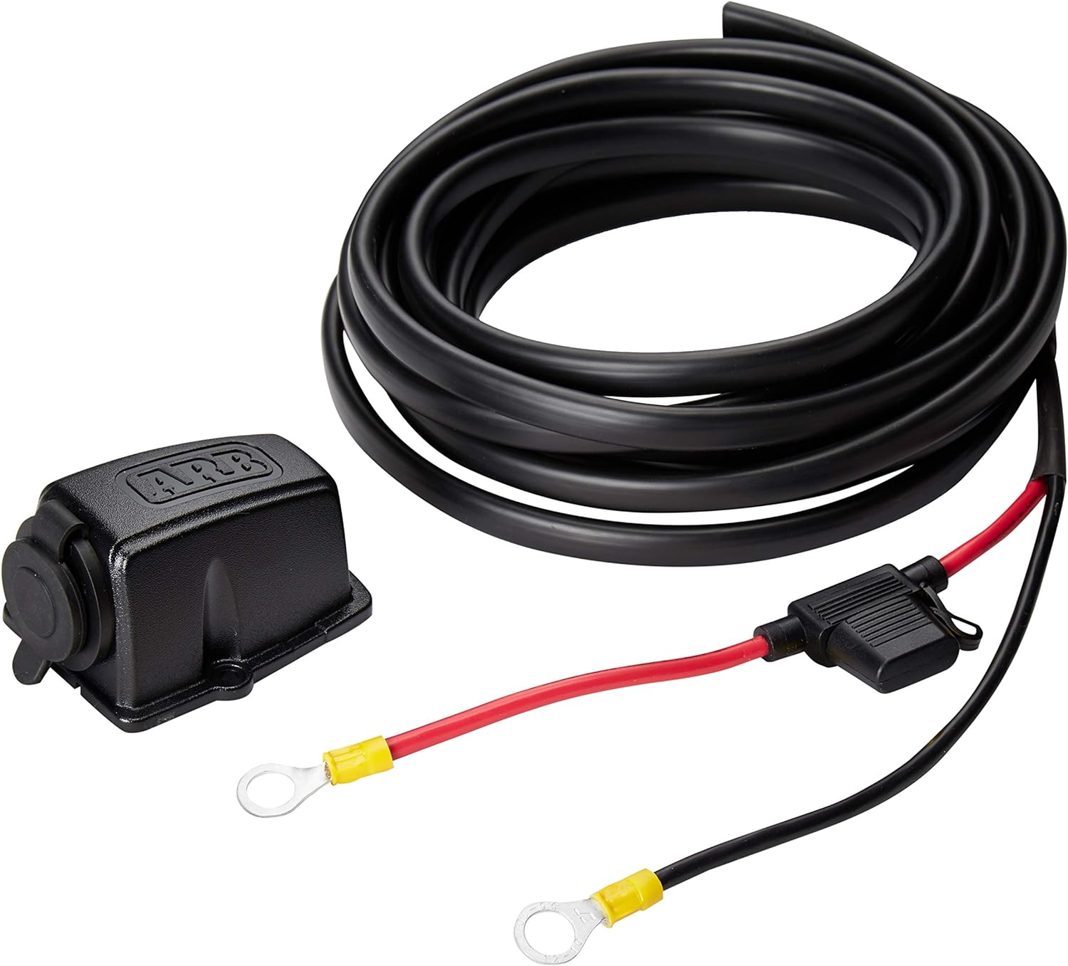 ARB, BRAND, CATEGORY, COOLERS & REFRIGERATORS, ARB 10900027 Fridge Freezer Wiring Kit and Threaded Socket Mount for quick installation onto your battery, compatible with all ARB Fridge Freezers.