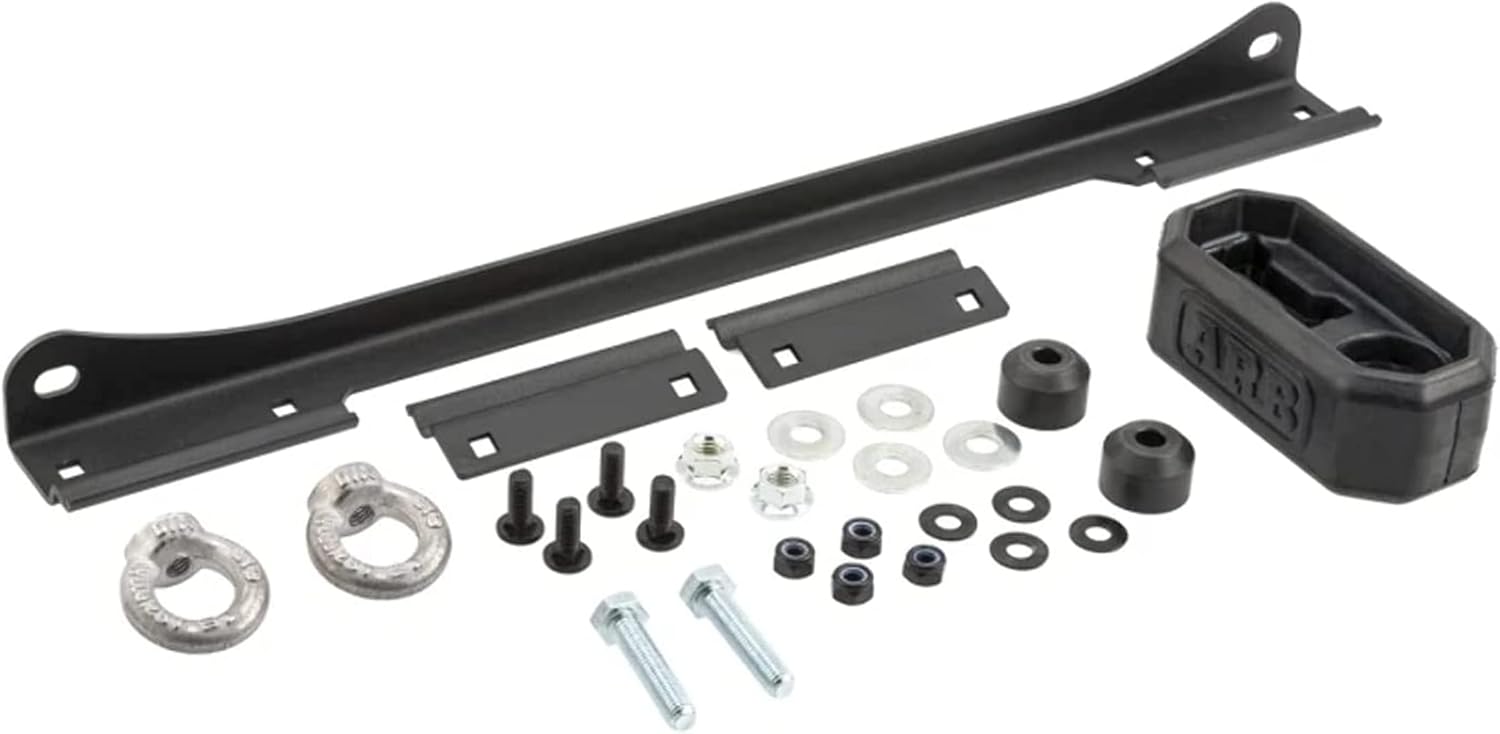 ARB, BRAND, CATEGORY, KEYCHAINS, ARB 1780290 Classic Farm Jack Holder Base Rack Ideal for Taking Your Off Road Jack Anywhere Using Strong Steel Eye Bolts to Secure Your Jack Directly to The Base Rack System