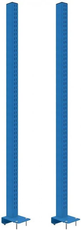 BENCHPRO, BRAND, CATEGORY, SYSTEM ATTACHMENTS, BenchPro Single Sided Slots Uprights for 1.25" Thick Tops, Set of Two - 24" High