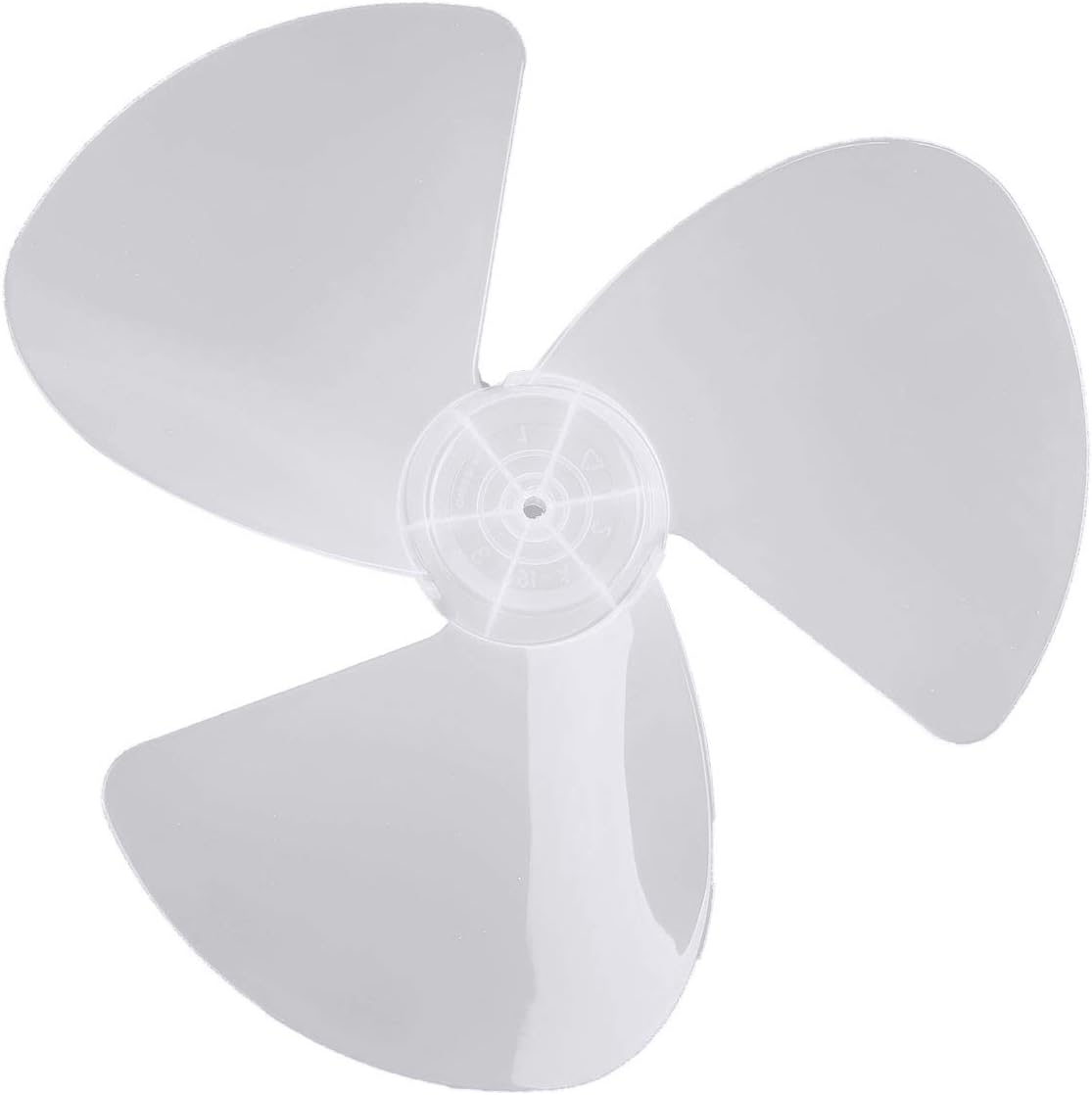 BRAND, CATEGORY, CHICTRY, TABLE FANS, CHICTRY 16 Inch Fan Blade 3 Leaves Plastic White Fan Blade Replacement for Household Standing Pedestal Fan Table Fanner General Accessories White without Fan Nut