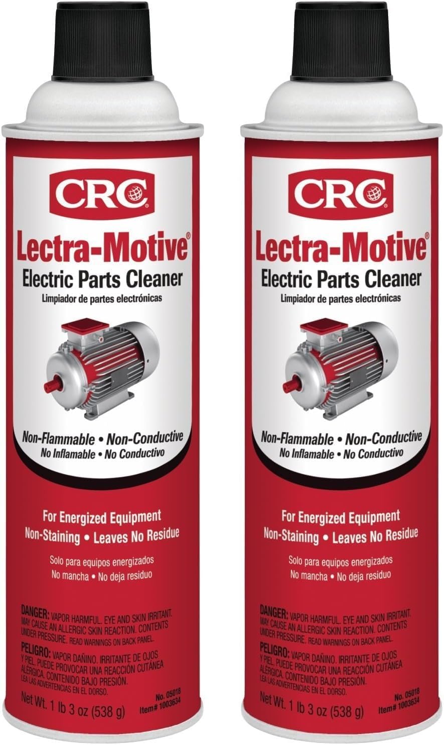 BRAND, CATEGORY, CRC, ELECTRICAL CLEANERS, CRC 05018 Lectra-Motive Electric Parts Cleaner - 19 Wt Oz.