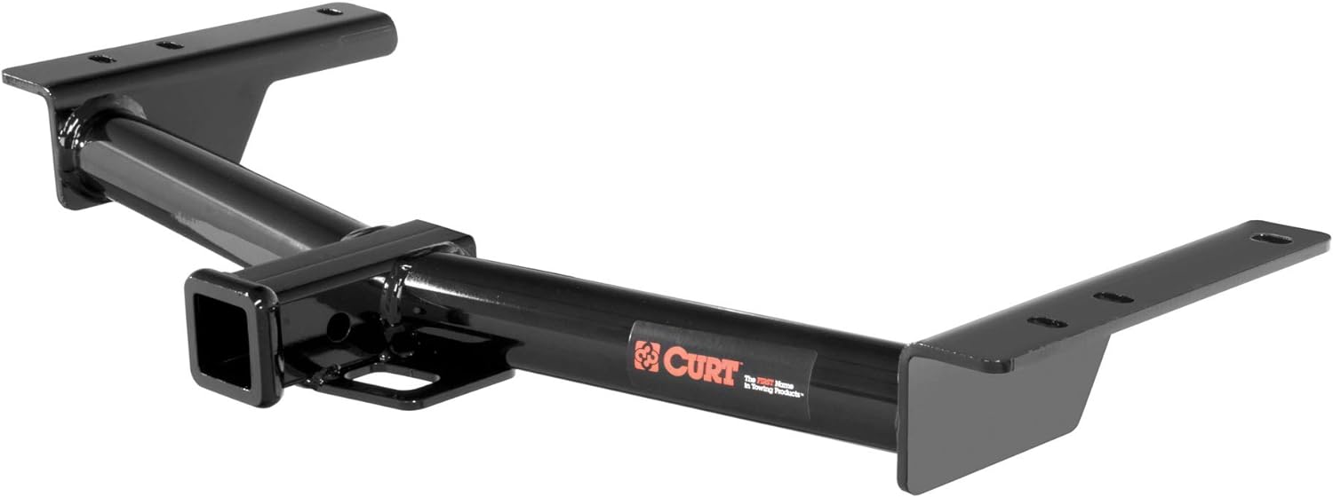 BRAND, CATEGORY, CURT, RECEIVERS, CURT 13193 Class 3 Trailer Hitch, 2-Inch Receiver, Fits Select Ford Transit 150, 250, 350, GLOSS BLACK POWDER COAT