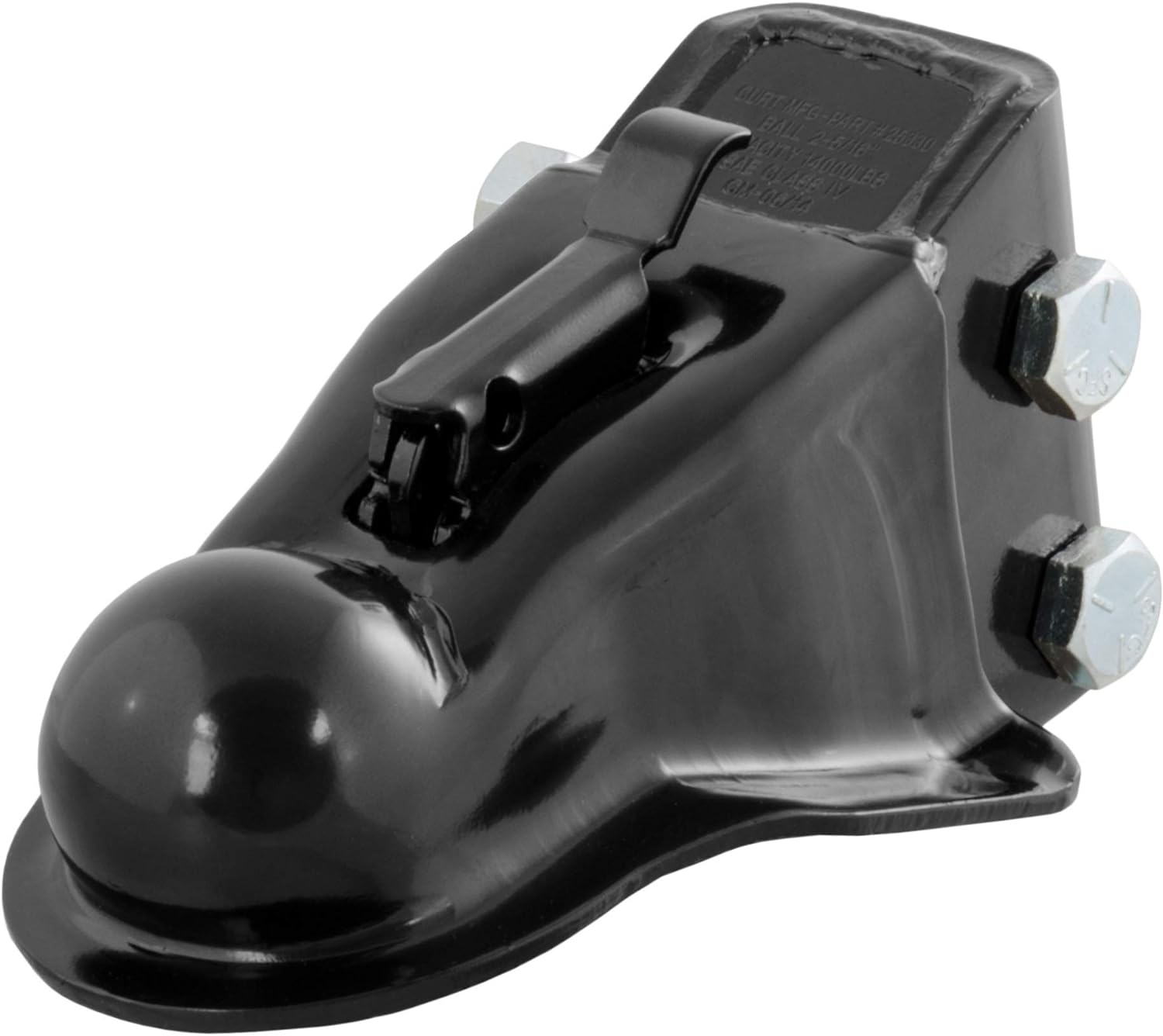 BRAND, CATEGORY, COUPLER PARTS, CURT, CURT 25330 Channel-Mount Adjustable Trailer Coupler, 2-5/16-Inch Hitch Ball, 14,000 lbs , Black