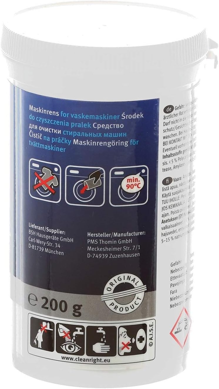 BOSCH, BRAND, CATEGORY, WASHING MACHINE CLEANERS, Cleaners Washing Machine 200 g