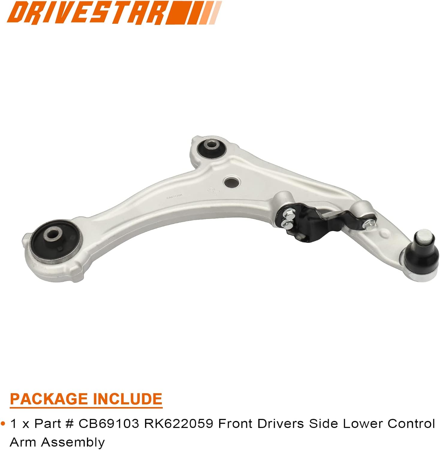 BRAND, CATEGORY, CONTROL ARMS, DRIVESTAR, DRIVESTAR 2PCS Front Lower Control Arm Assembly, fit 2009 2010 2011 2012 2013 2014 for Nissan Maxima, replace for CB69103 RK622059 CB69104 RK622054