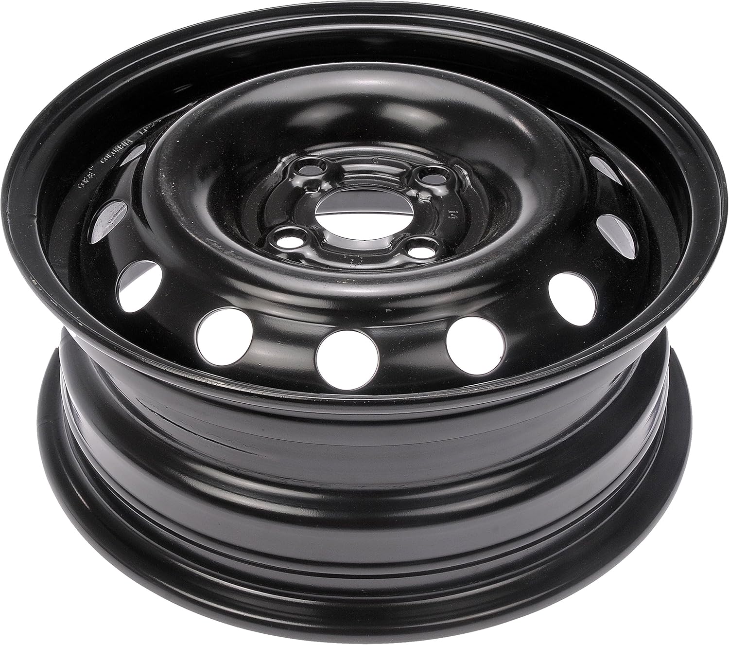 BRAND, CAR, CATEGORY, DORMAN, Dorman 939-105 14 x 5.5 In. Steel Wheel Compatible with Select Hyundai / Kia / Toyota Models, Black