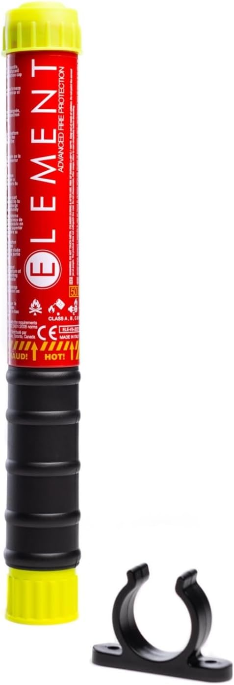 BRAND, CATEGORY, ELEMENT, FIRE EXTINGUISHERS, Element E50 Fire Extinguisher Stick 40050, 50 second discharge NO MAINTENANCE