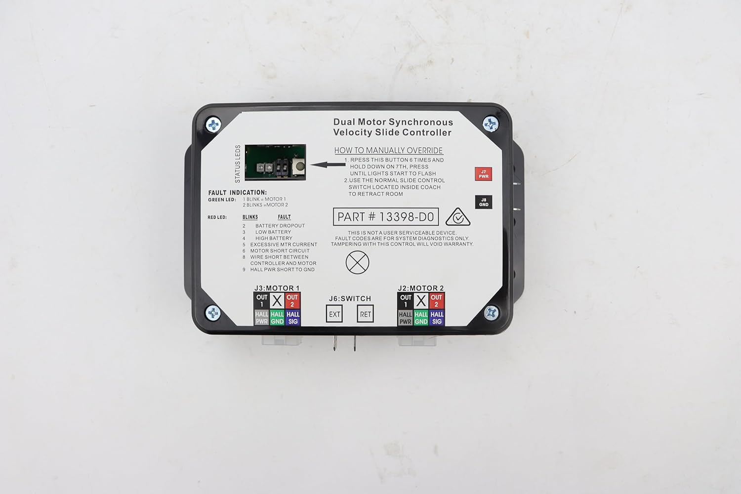 BOOST CONTROLLERS, BRAND, CATEGORY, FEXON, FEXON 13398-DO Dual Synchronous Velocity Slide Controller, Replacement for Controller V-Sync II Compatible with Lippert in-Wall Slide-Out on RV，211852