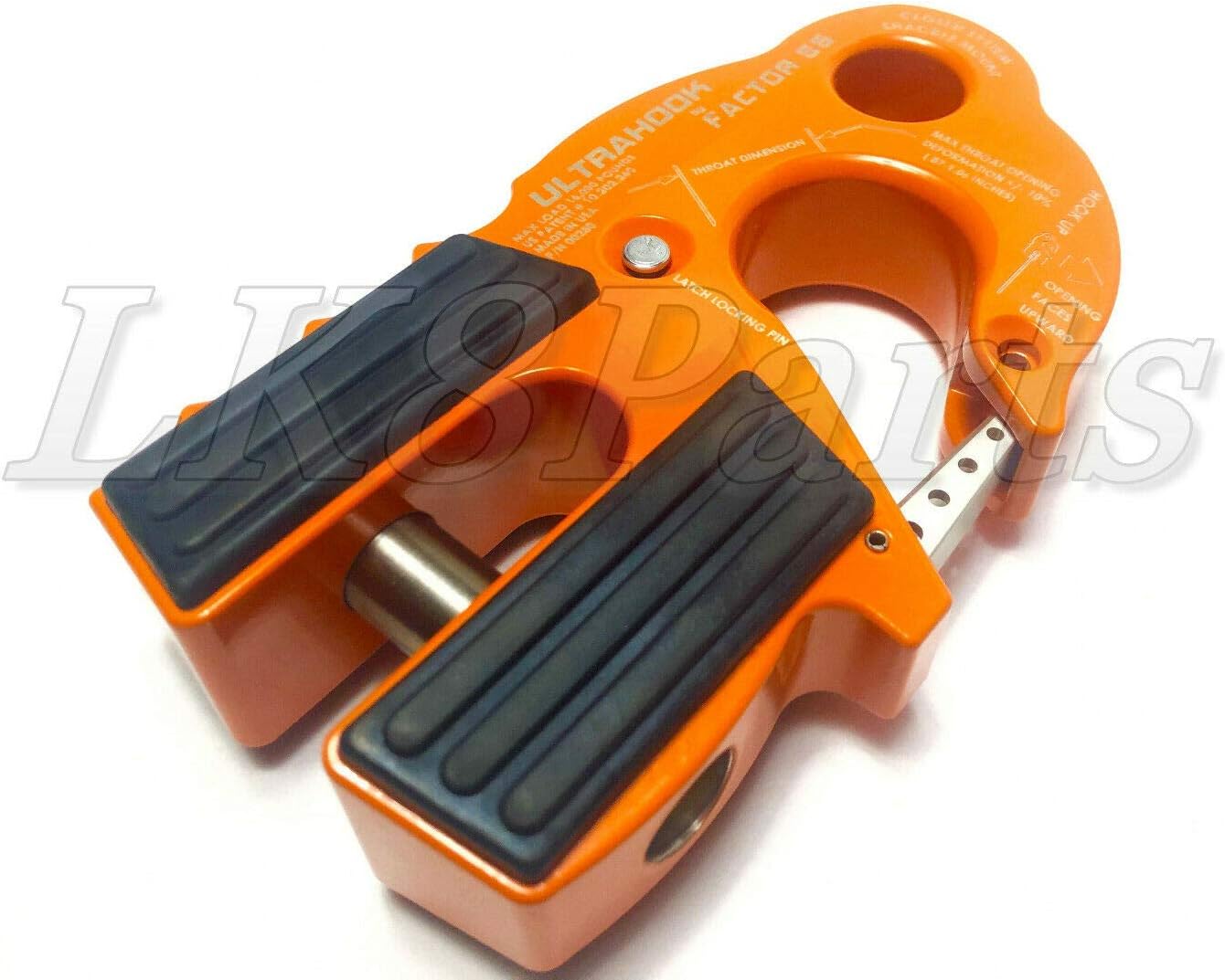 BRAND, CATEGORY, PROPER SPEC, WINCHES, Factor 55 Orange UltraHook Winch Hook for Up to 3/8" Winch Cable/Synthetic Rope