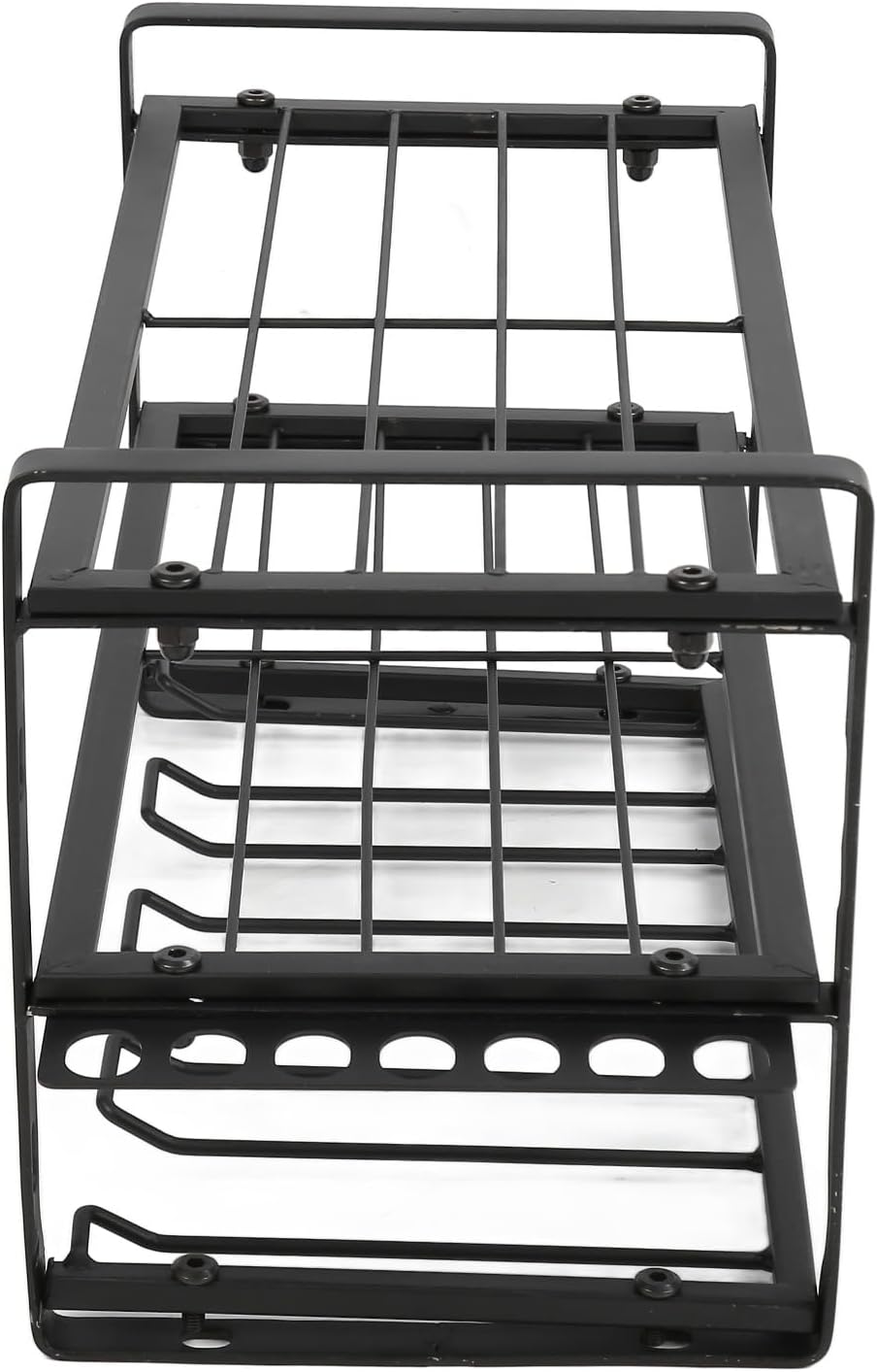 BRAND, CATEGORY, HSPEMO, STORAGE RACKS, Drill Organizer Black Drill Holder 150lb Load Bearing Wall Mount Tool Rack with Full Accessories for Garage Workshop, Hspemoo7s9fhrwx2