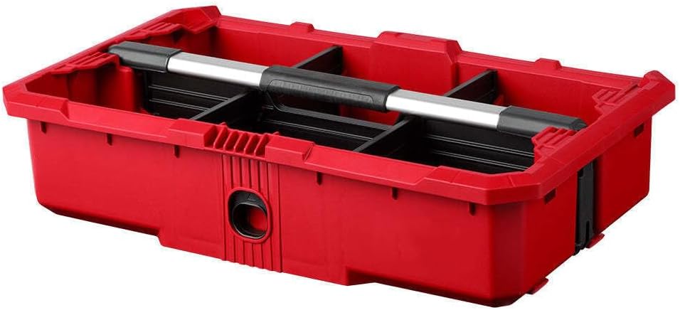 BRAND, CABINETS & STORAGE SYSTEMS, CATEGORY, YIBEIW, Fits Milwaukee Packout Tool Storage Tray, 6 Compartments, 25lb Capacity 48-22-8045