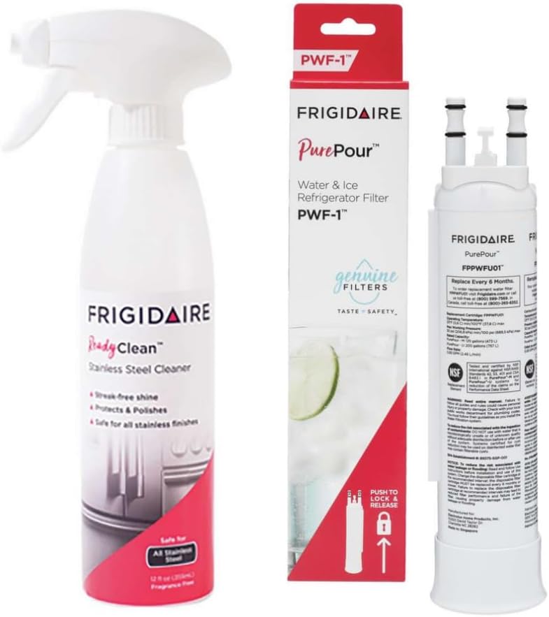 BRAND, CATEGORY, FRIGIDAIRE, WATER FILTERS, Frigidaire FPPWFU01 PurePour PWF-1 Water Filter 1 Count (Pack of 1)