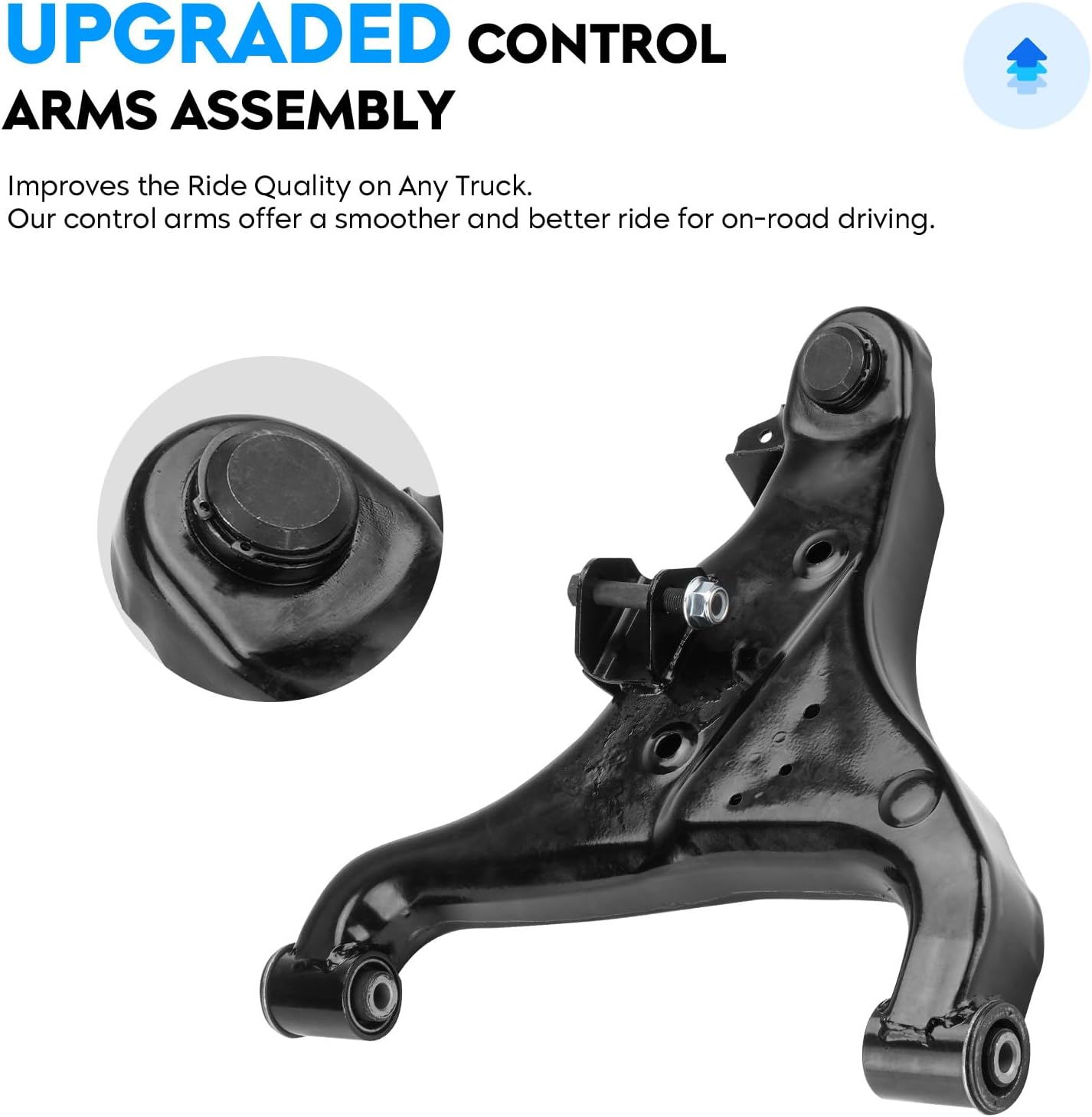 AEAGLE, BRAND, CATEGORY, CONTROL ARMS, Front Lower Control Arm Assembly for Infiniti QX56 04-10, Nissan Armada 05-15, Pathfinder 04, Titan 04-15, Suspension Kit K620512 K620511 2PCS Set