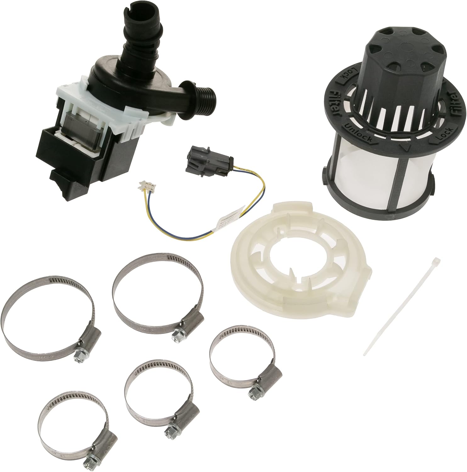 BRAND, CATEGORY, DRAIN PUMPS, GE, GE Appliances WD19X25187 Dishwasher Drain Pump Kit