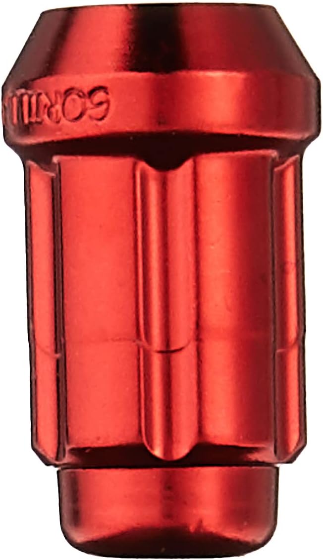 BRAND, CATEGORY, GORILLA, LUG NUTS, Gorilla Automotive 21133RD Small Diameter Acorn Red 5 Lug Kit (12mm x 1.50 Thread Size) - Pack of 20