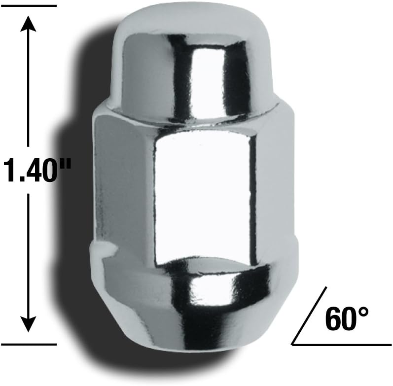 BRAND, CATEGORY, GORILLA, TIRE REPAIR TOOLS, Gorilla Automotive 41137B Acorn Bulge Seat Lug Nuts (12mm x 1.50 Thread Size)