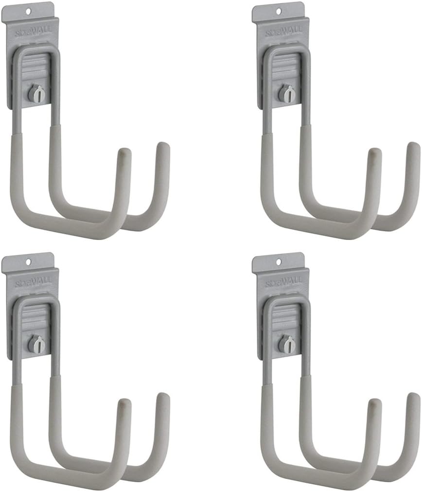 BRAND, CATEGORY, HOOKS, WALL, Heavy Duty Slatwall Cradle Hook with CamLok (Pack of 4)