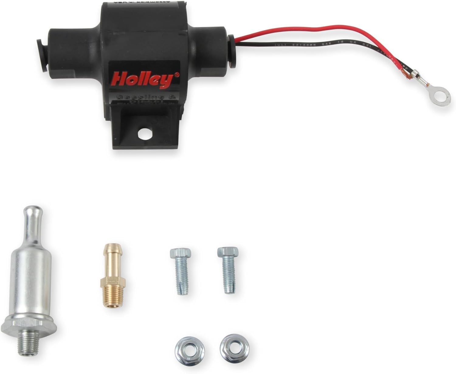 BRAND, CATEGORY, ELECTRIC FUEL PUMPS, HOLLEY, Holley 12-427 32 GPH Mighty Mite Electric Fuel Pump, 4-7 PSI